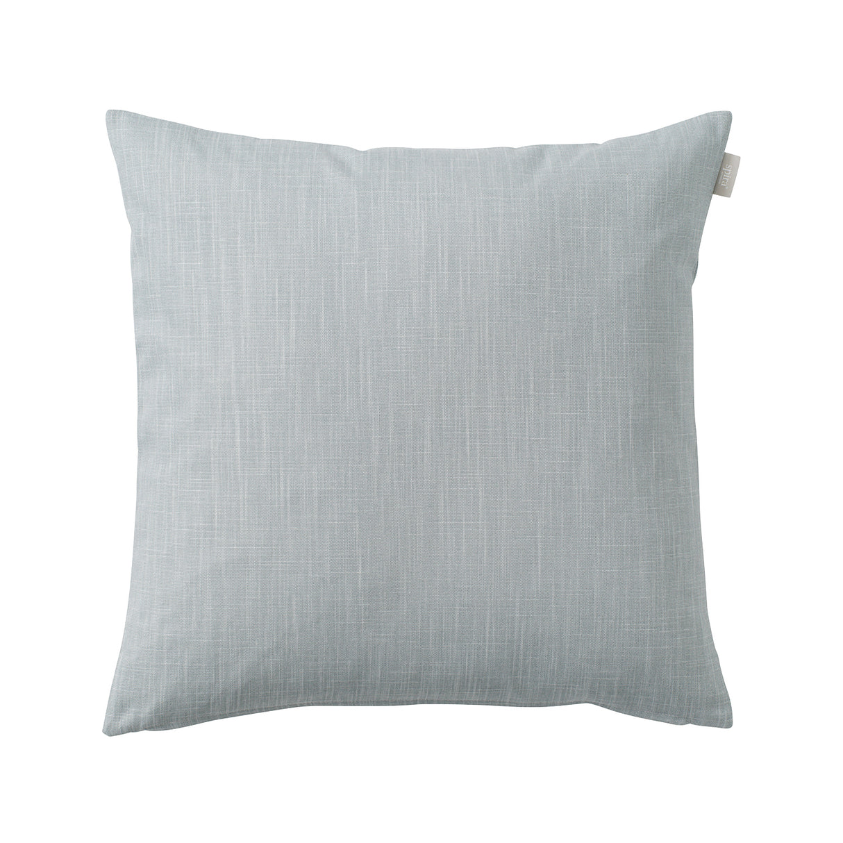 cushion 47 x 47 cm light smoke blue feather filled