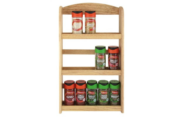 APOLLO WOODEN SPICE RACK 3-TIER