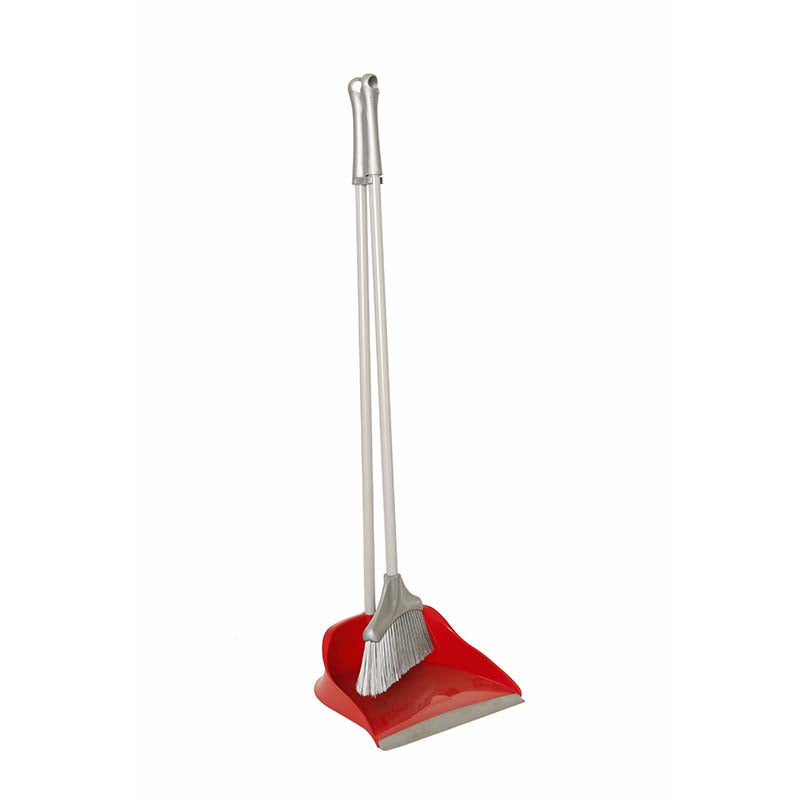 L HANDLED DUSTPAN RED