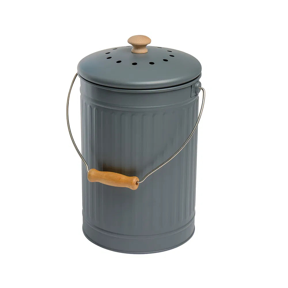 7 LT COMPOST BIN CHARCOAL