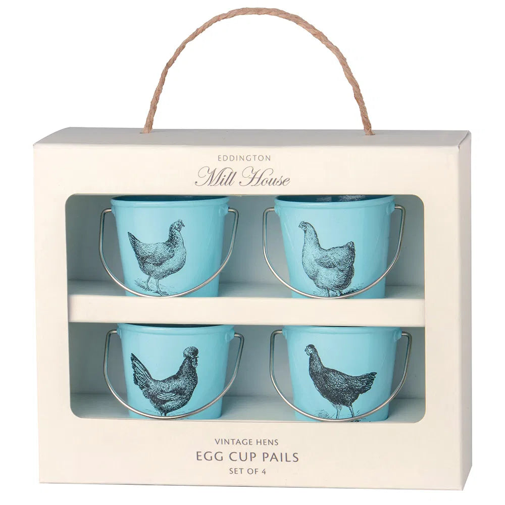 EGG CUPS VINTAGE HENS
