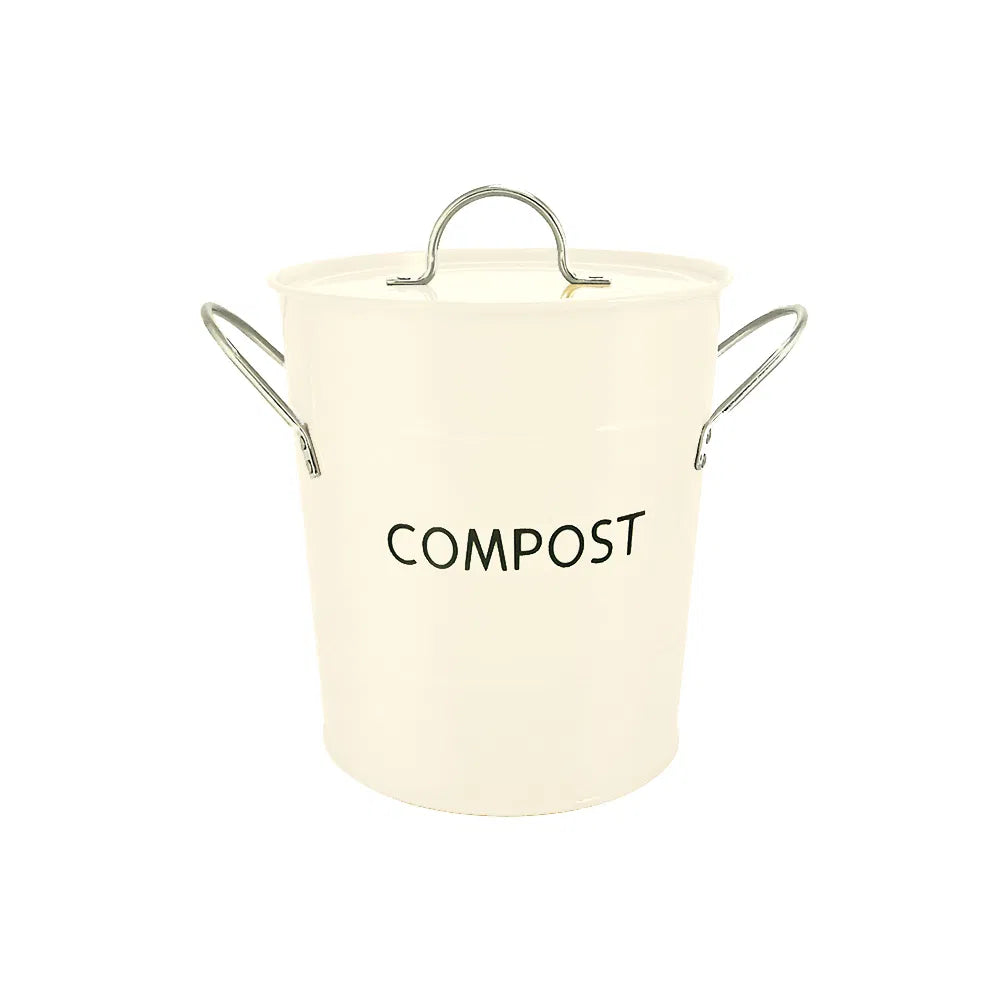 COMPOST PAIL BAKER WHITE