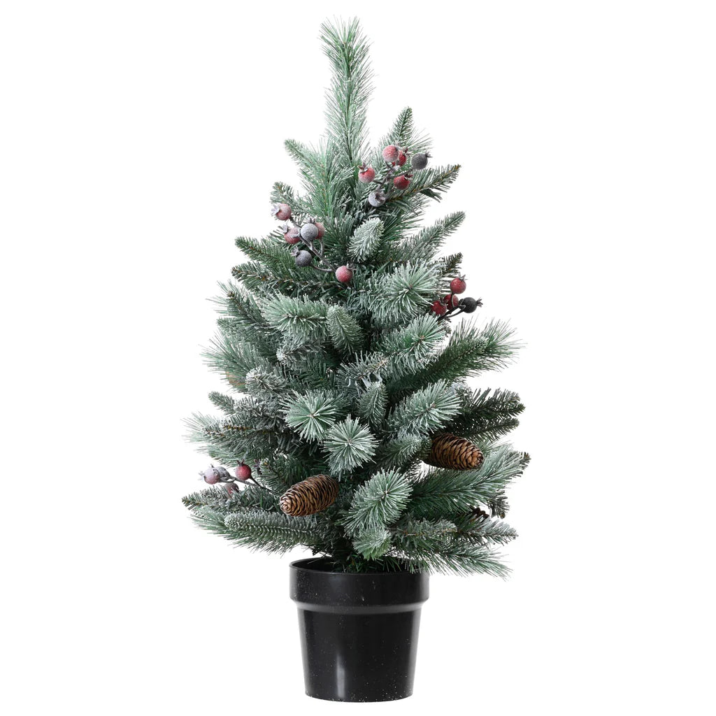 3 FT FROSTED MINI SPRUCE TREE