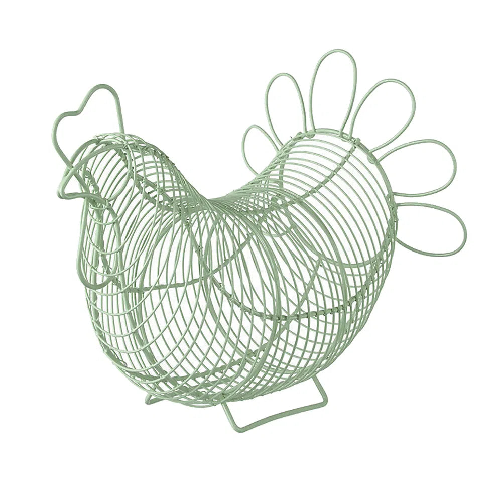 CHICKEN EGG BASKET SAGE