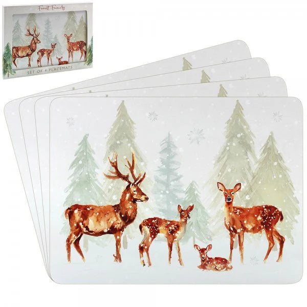 FOREST FAMILY PLACEMAT SET