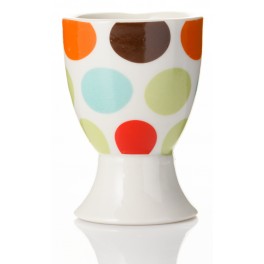 MULTI COLOUR SPOTS EGG CUP