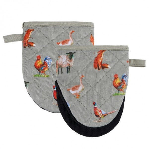 FARM FRIENDS OVEN MITTS