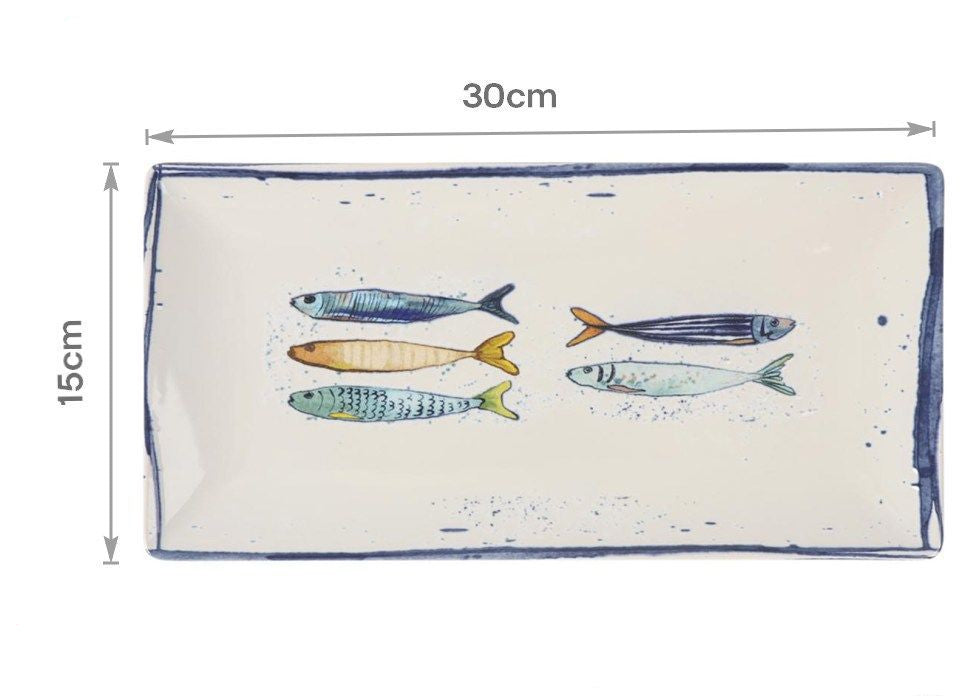 RECT PLATE PEIXE