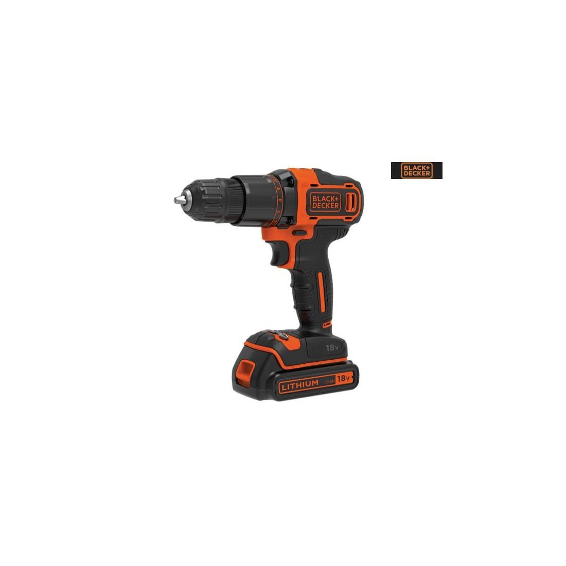 Black & Decker 2 Gear Combi Drill 18v 1 x 1.5Ah Li-ion