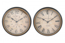 ANTIQUE STYLE WALL CLOCK 34 CM