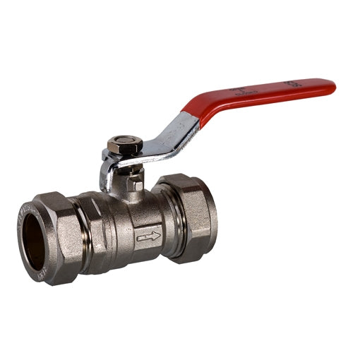 1/2" COMPRESSION LEVER BALL VALVE