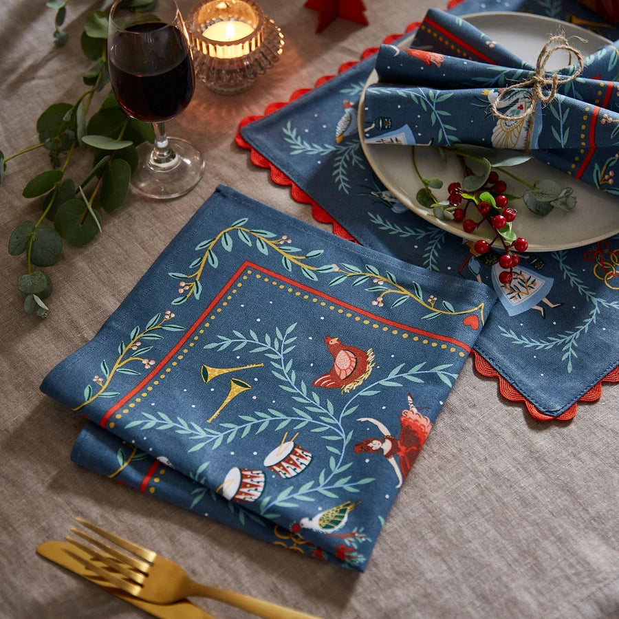 NAPKINS 12 DAYS OF CHRISTMAS 2 PACK