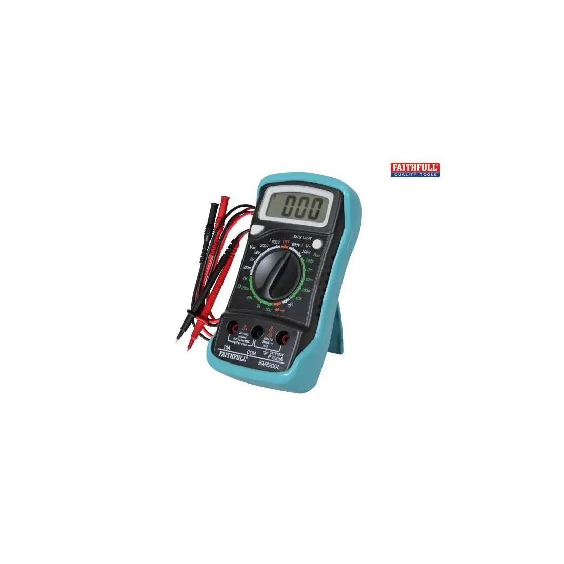 FAITHFULL MULTIMETER LCD DISPLAY TOOLBANK