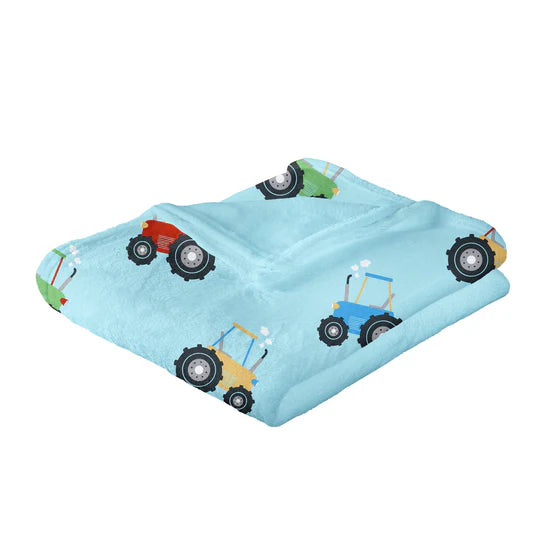 FARMYARD FRIENDS BLUE THROW