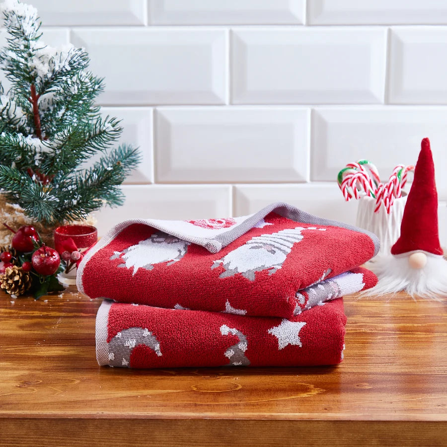 TOWELS 50 X 90 CM (PACK OF 2 )CHRISTMAS GONKS