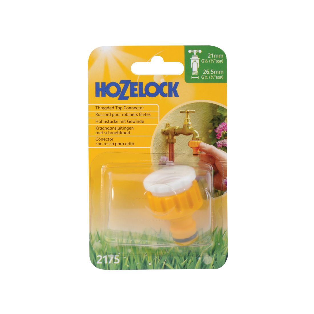 HOZELOCK THREADED TAP CONNECTOR 21-26.5MM