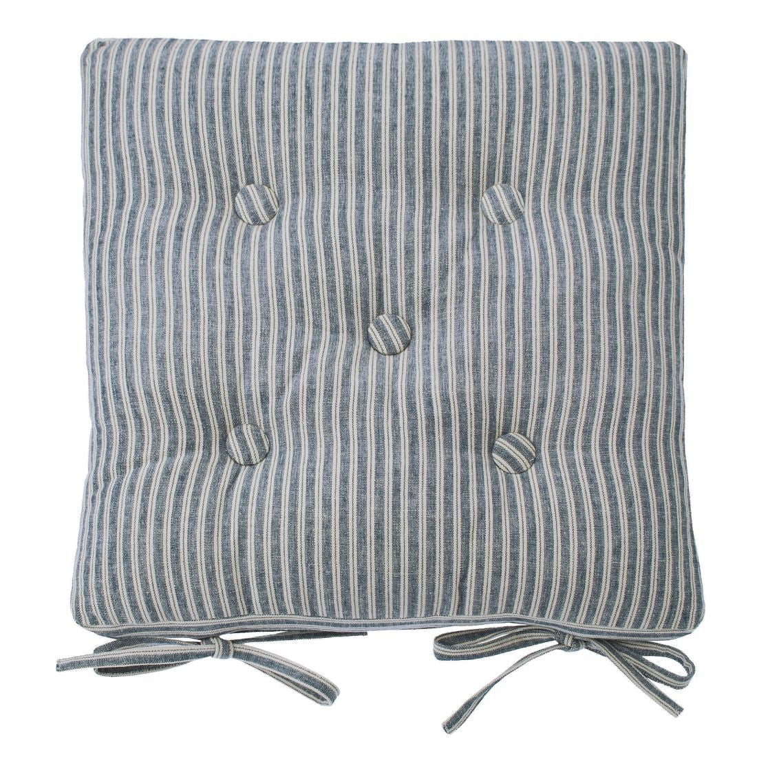 seat pad hampton stripe 38 x 38 cm