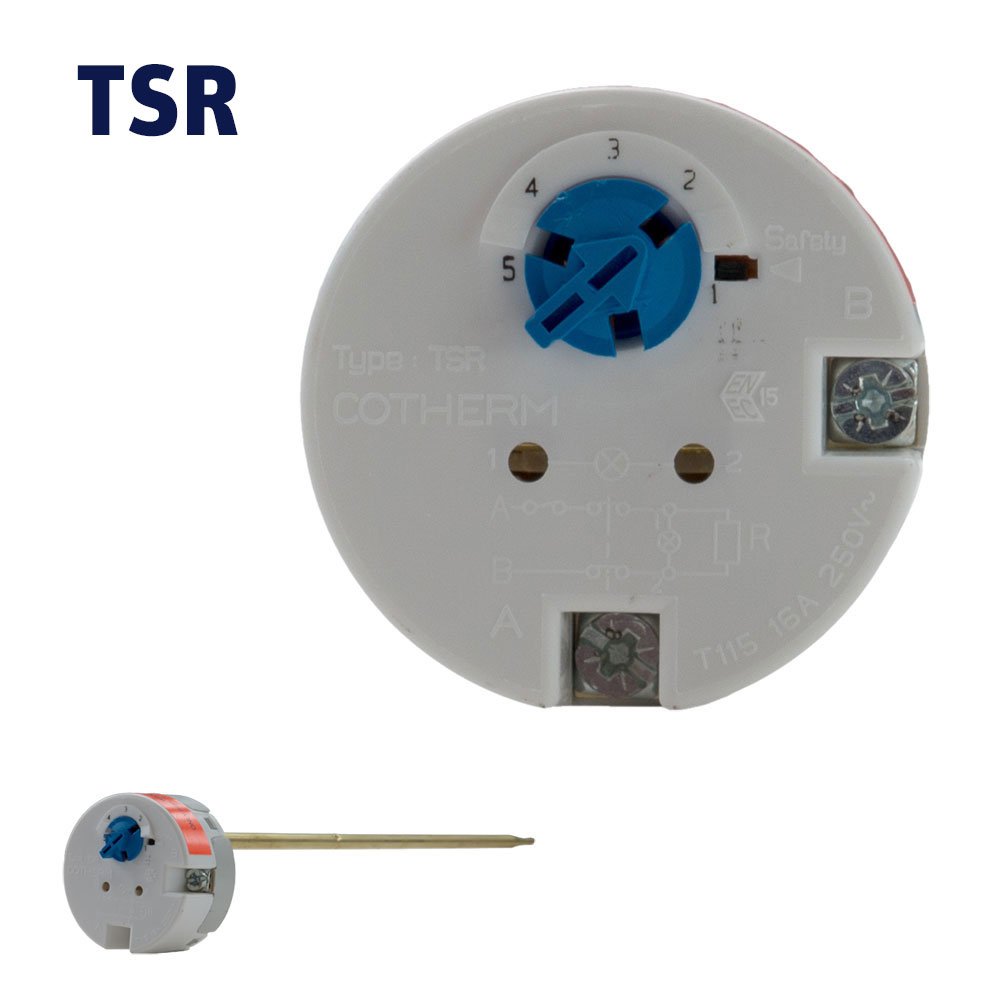 TSE SAFETY THERMOSTAT 10-70 C C/O80C