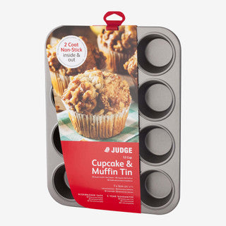 12 CUP CUPCAKE AND MUFFIN TIN NON STICK