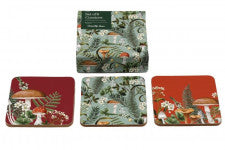 SET 6 MUSHROOM COASTERS