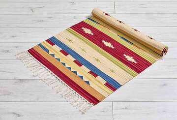 rug Kilm wide stripe 70 x 150