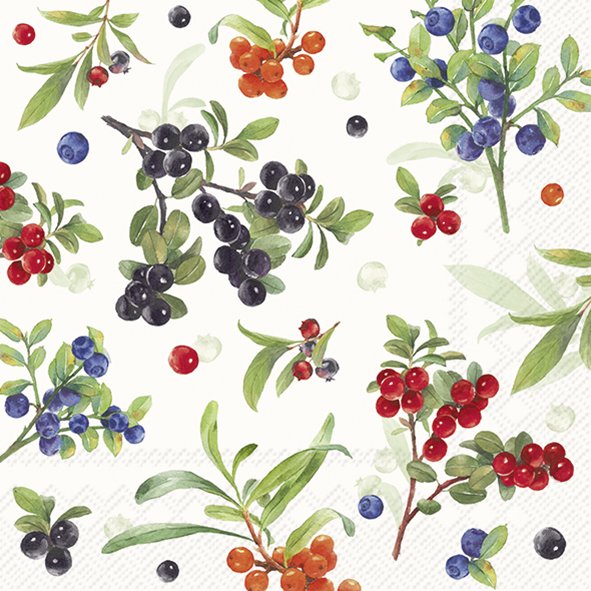 NAPKINS LUNCH FRESH SUMMER BERRIES