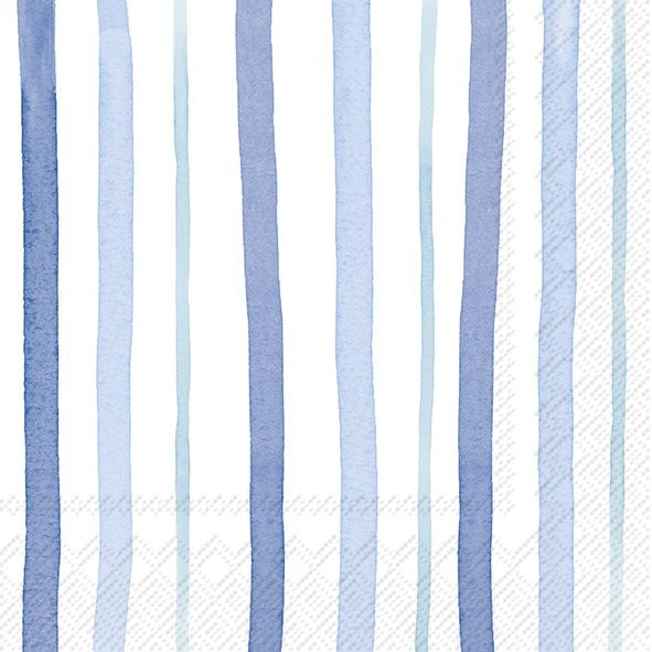 PAPER NAPKINS HAPPY STRIPES BLUE