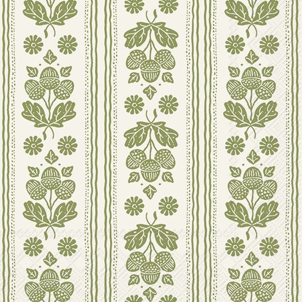 PAPER NAPKINS LINCH AUTUM WALLPAPER GREEN