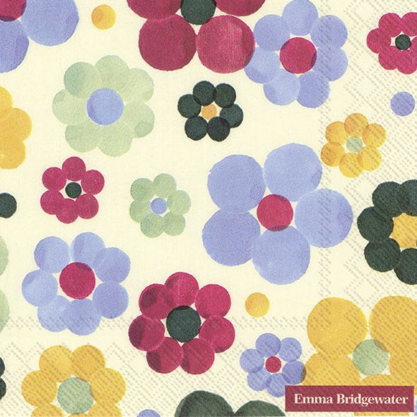 NAPKINS LUNCH POLKA FLORAL