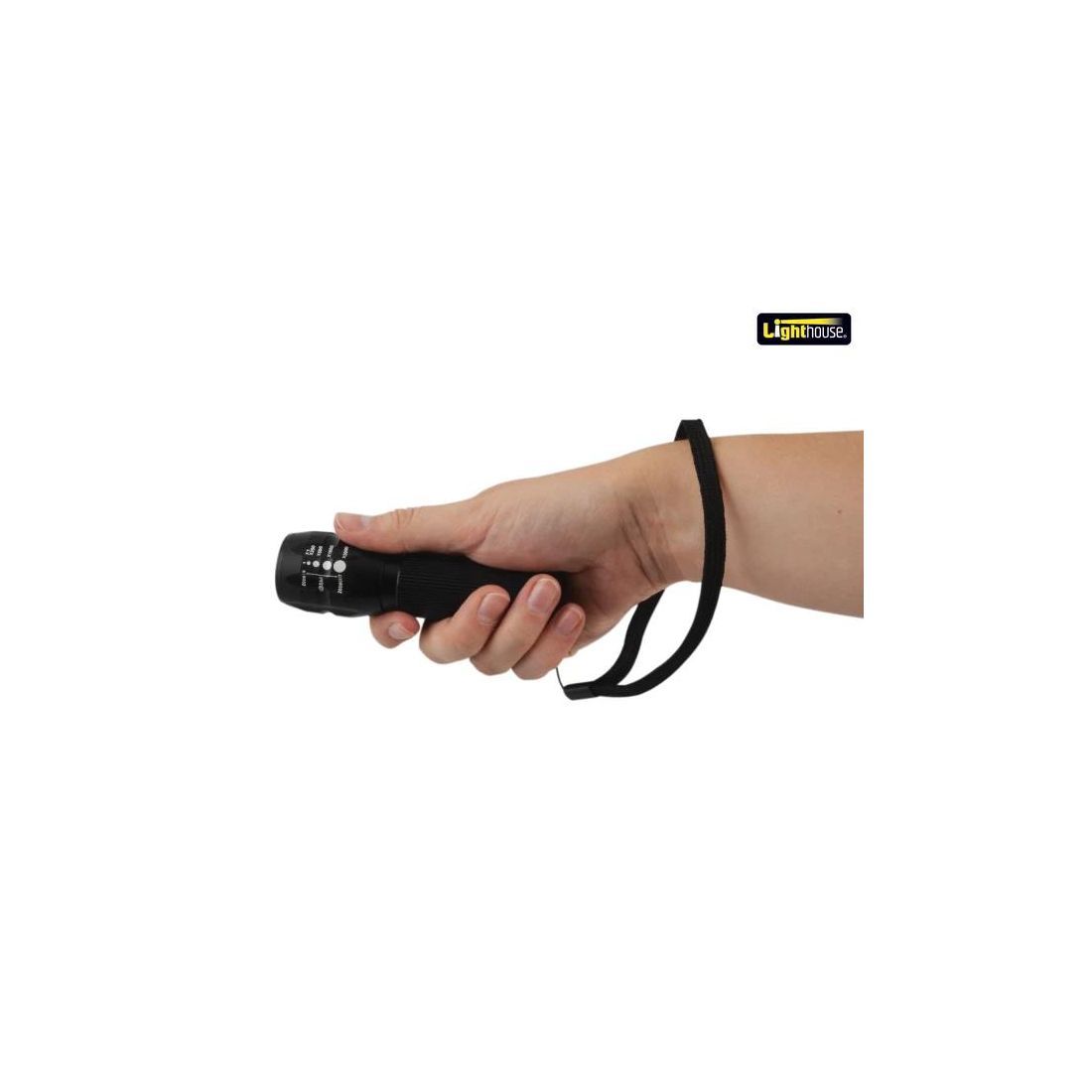 Lighthouse 3W LED Focus Torch 210 lumens