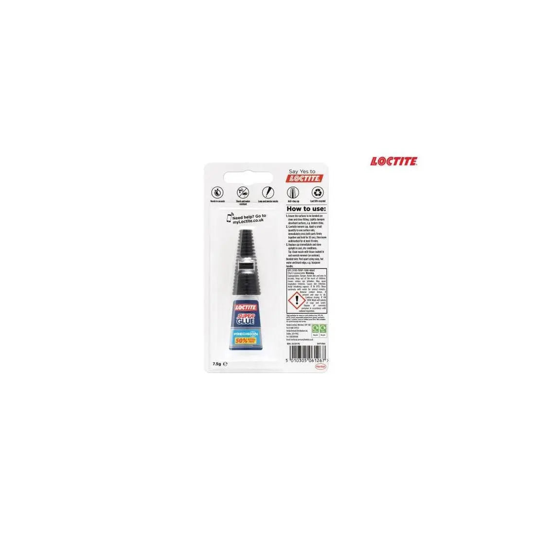 Loctite Super Glue Bottle 5g + 50% Free TOOLBANK