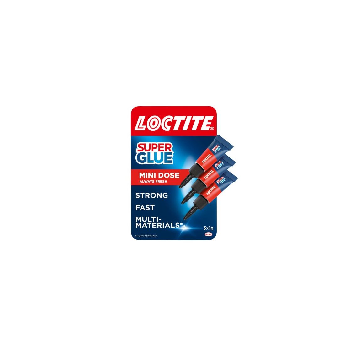 Loctite Super Glue Mini Trio 3 x 1g