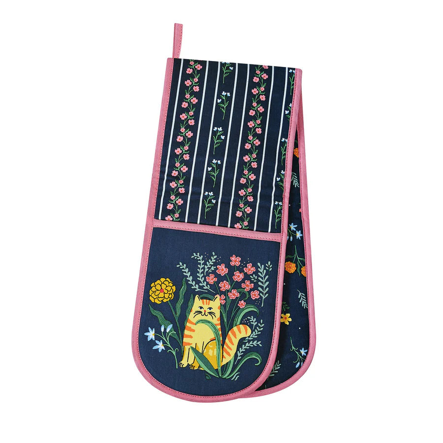 MARMALADE MEADOW DOUBLE OVEN GLOVES