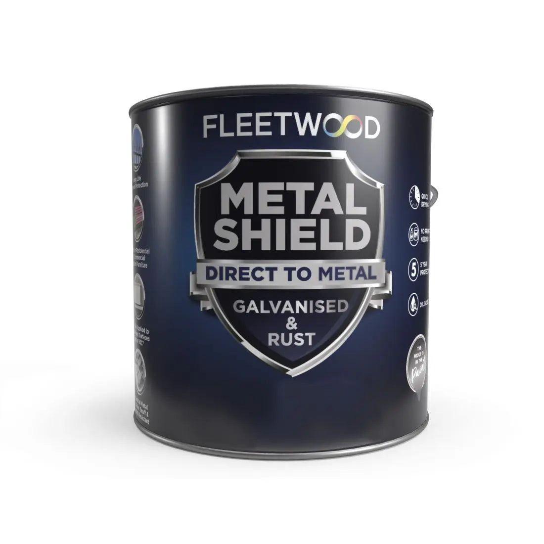 FLEETWOOD METALSHIELD BLACK MATT 1L FLEETWOOD