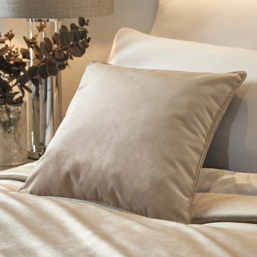 CUSHION MELANIE LINEN 43X43 CM POLYESTER FILLED