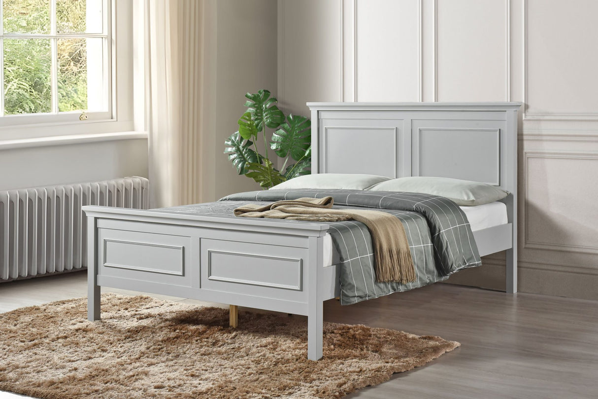 MOLLIE 4 FT 6 GREY BED