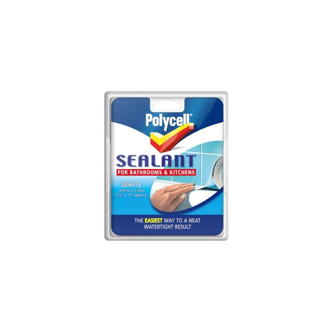 POLYCELL SEALANT FOR BATHROOMS & KITCHENS WHITE 41MM