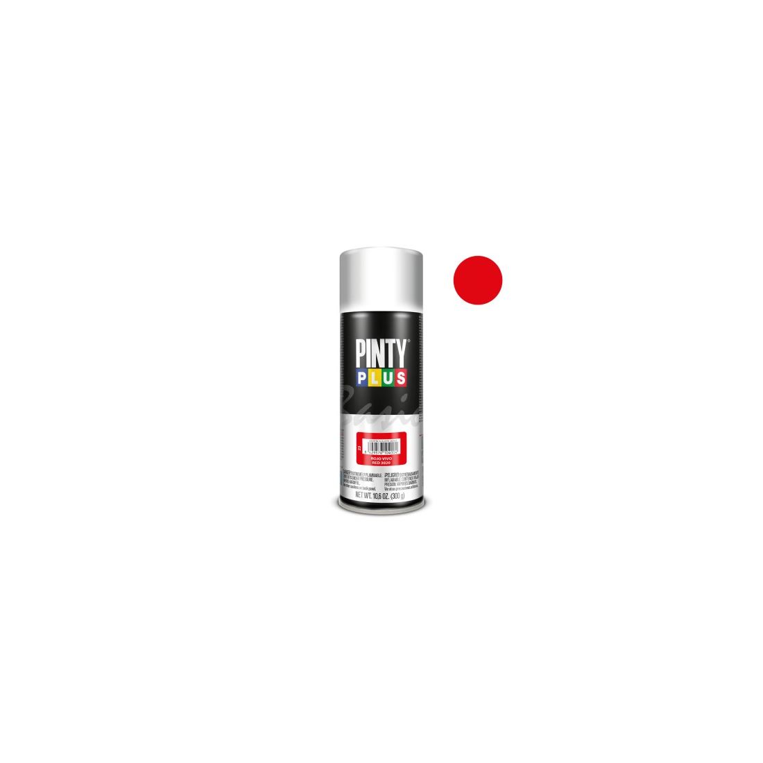 PINTY PLUS BASIC SPRAY PAINT TRAFFIC RED GLOSS 400ML