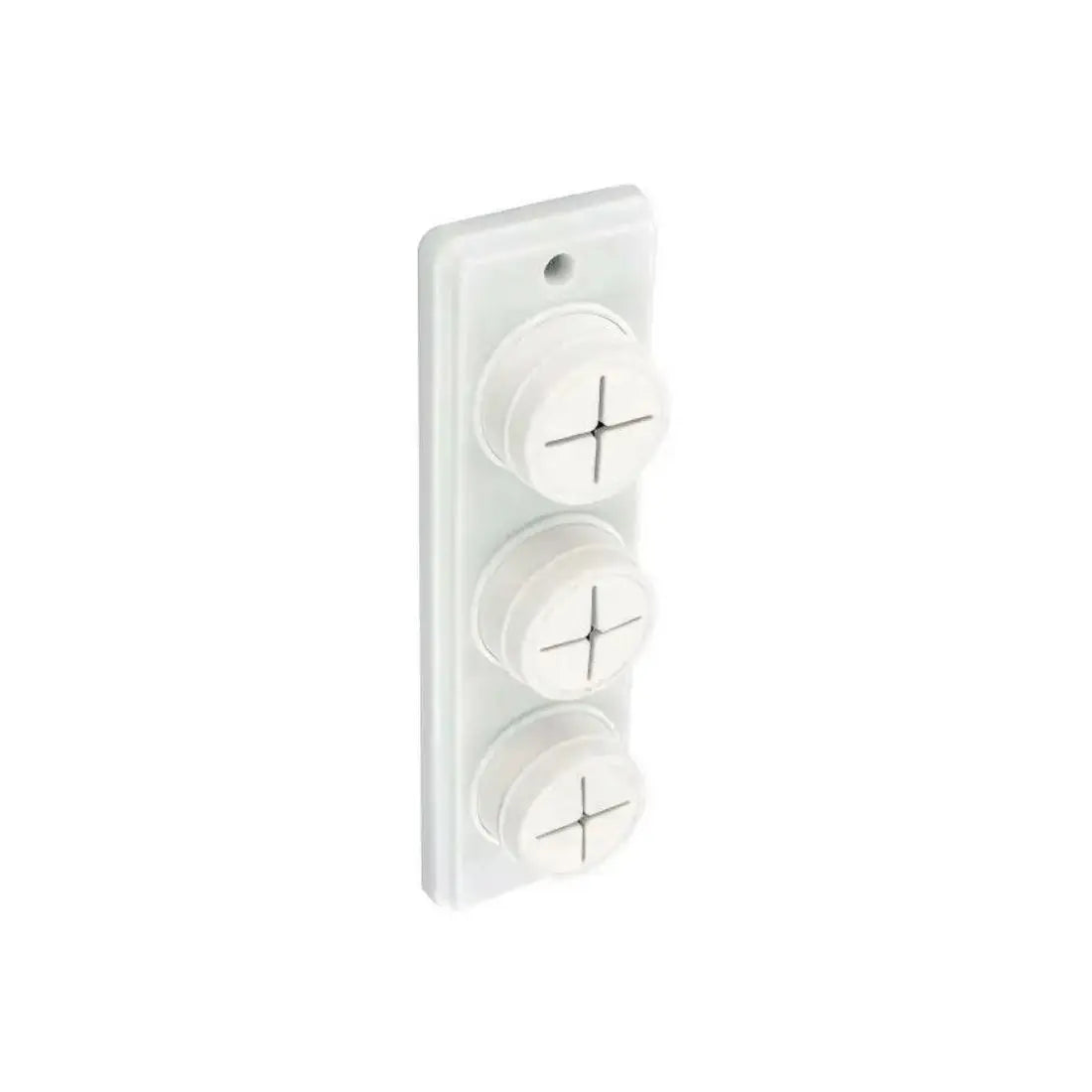 WHITE TRIPLE TOWEL HOLDER CLASSIC