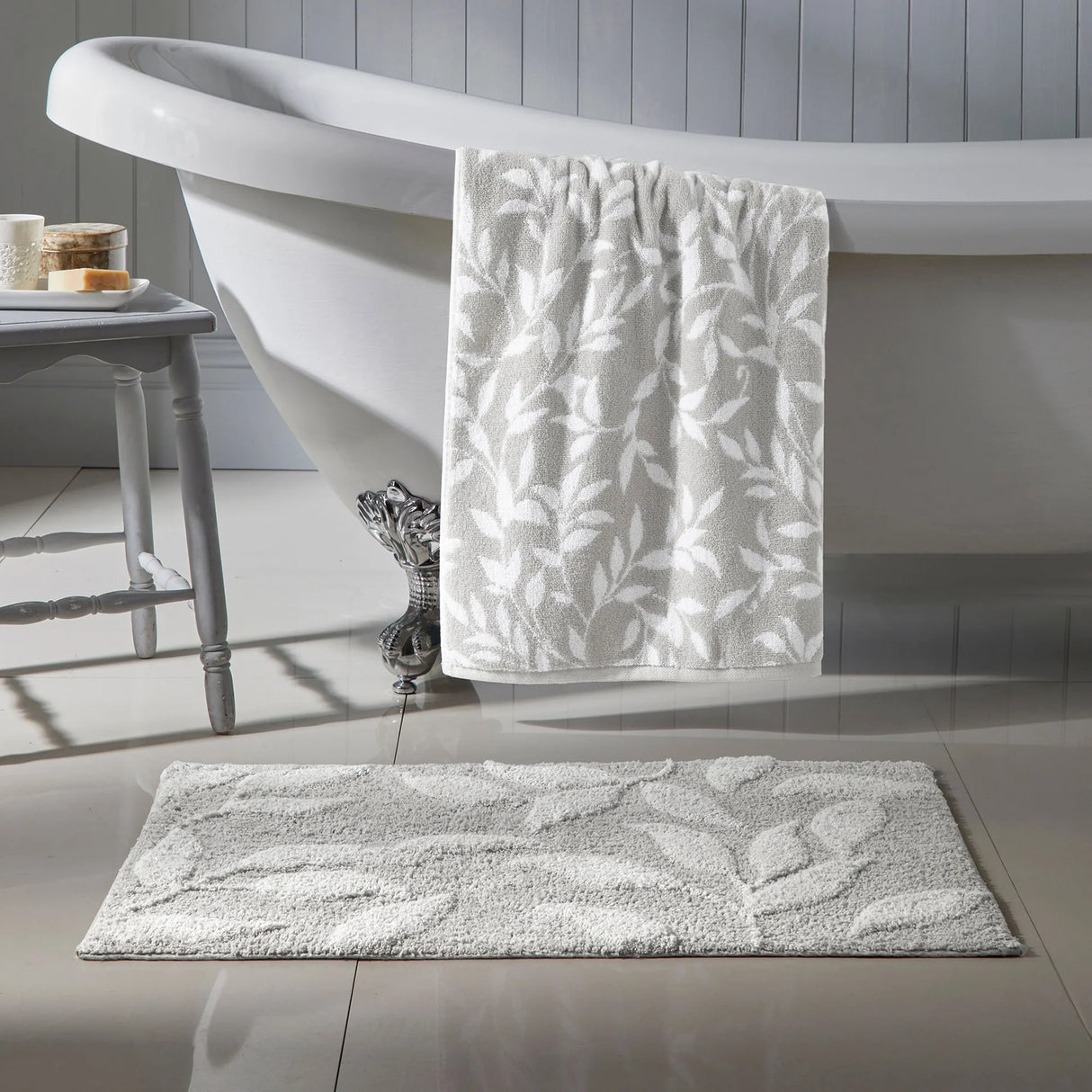 BATH MAT 50 X 80 CM SANDRINGHAM GREY