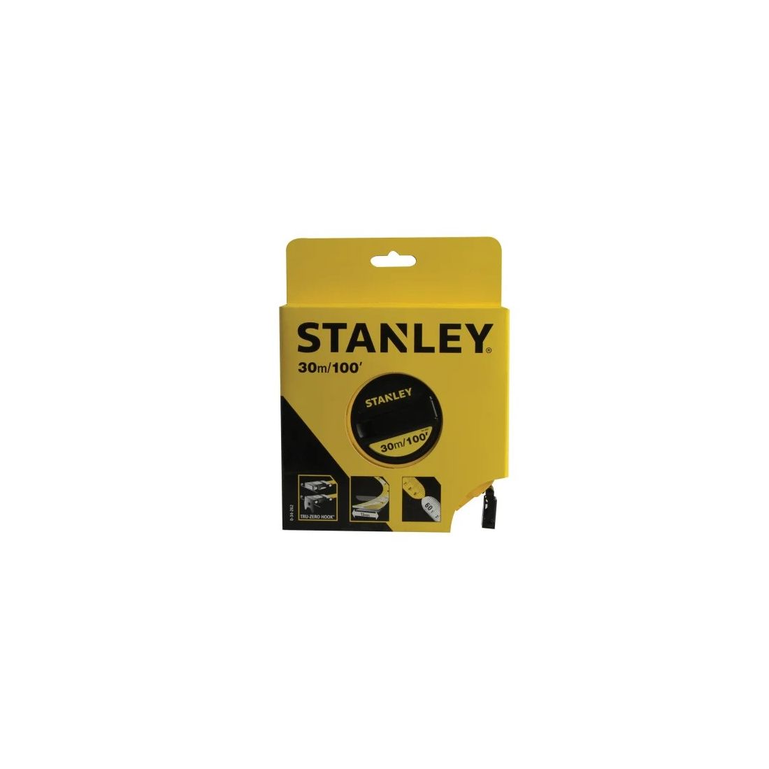 Stanley Closed Case Fibreglass Long Tape 30m/100ft