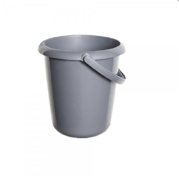 10 LT PLASTIC BUCKET GREY