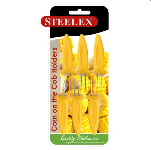 STEELEX CORN ON THE COB HOLDERS
