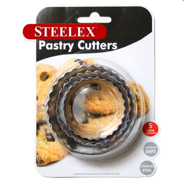 STEELEX PASTRY CUTTERS FLUTED