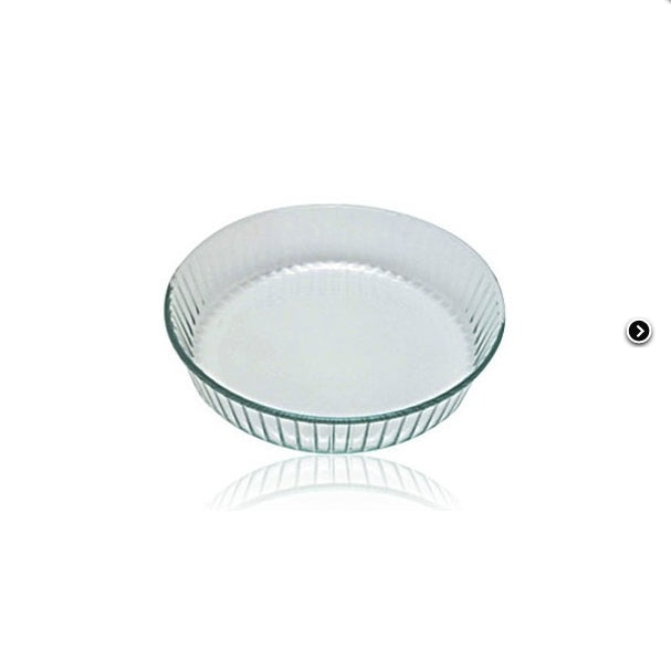 PYREX 26CM FLUTED FLAN DISH