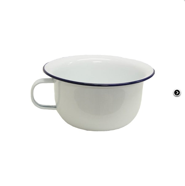 ENAMEL CHAMBER POT