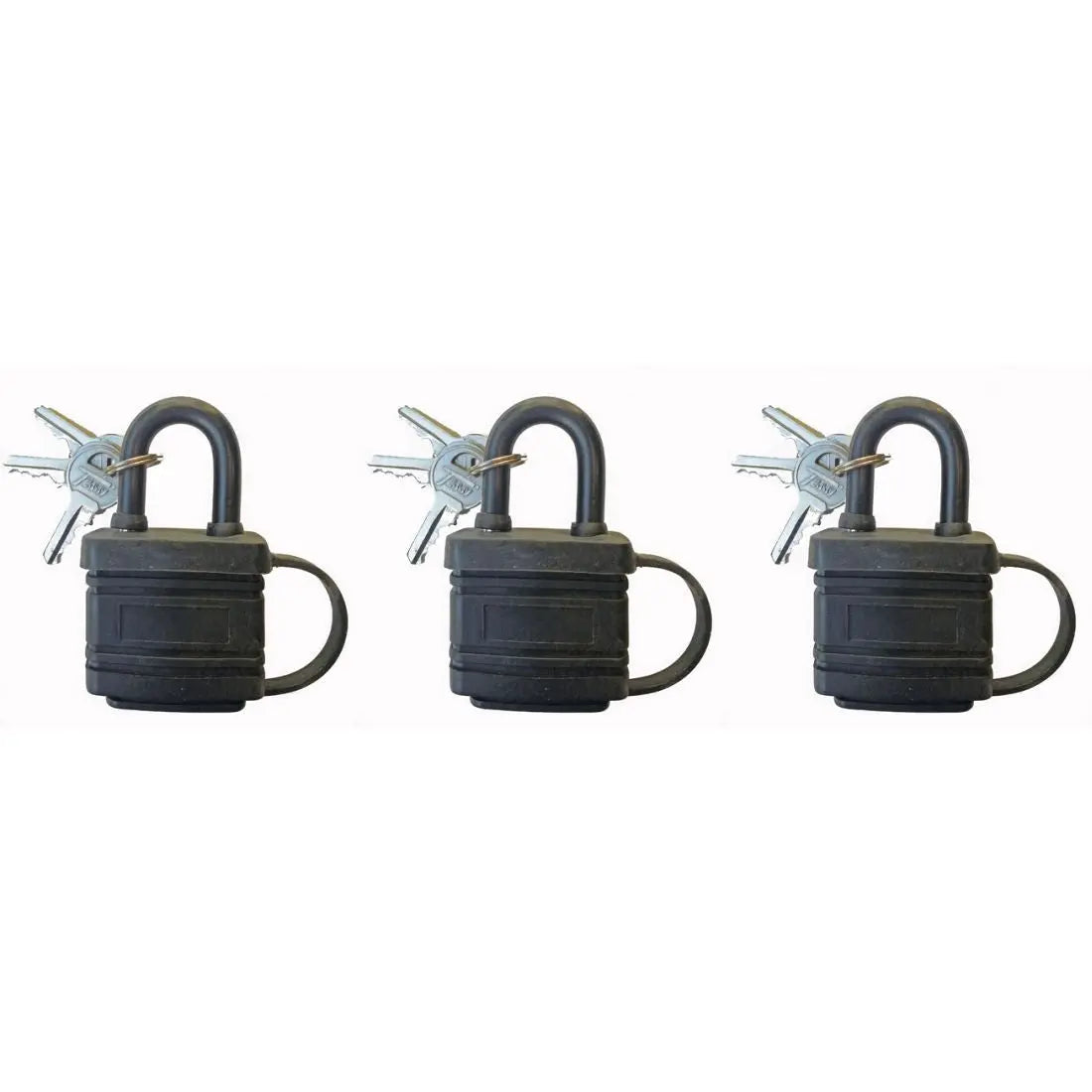 Tessi Outdoor 3 Pack Padlocks Keyed Alike CURUST