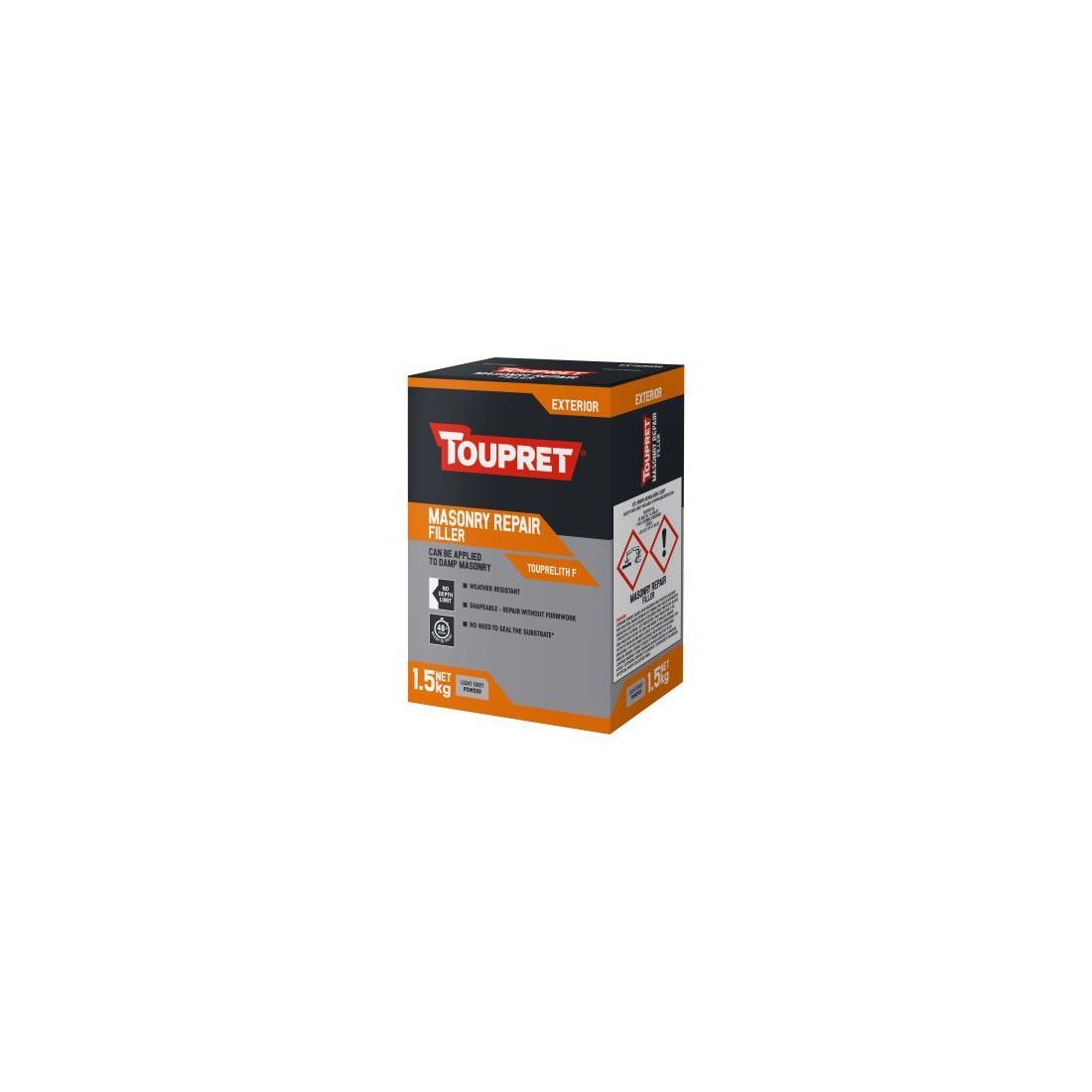 Toupret Exterior Masonry Repair Filler 1.5kg