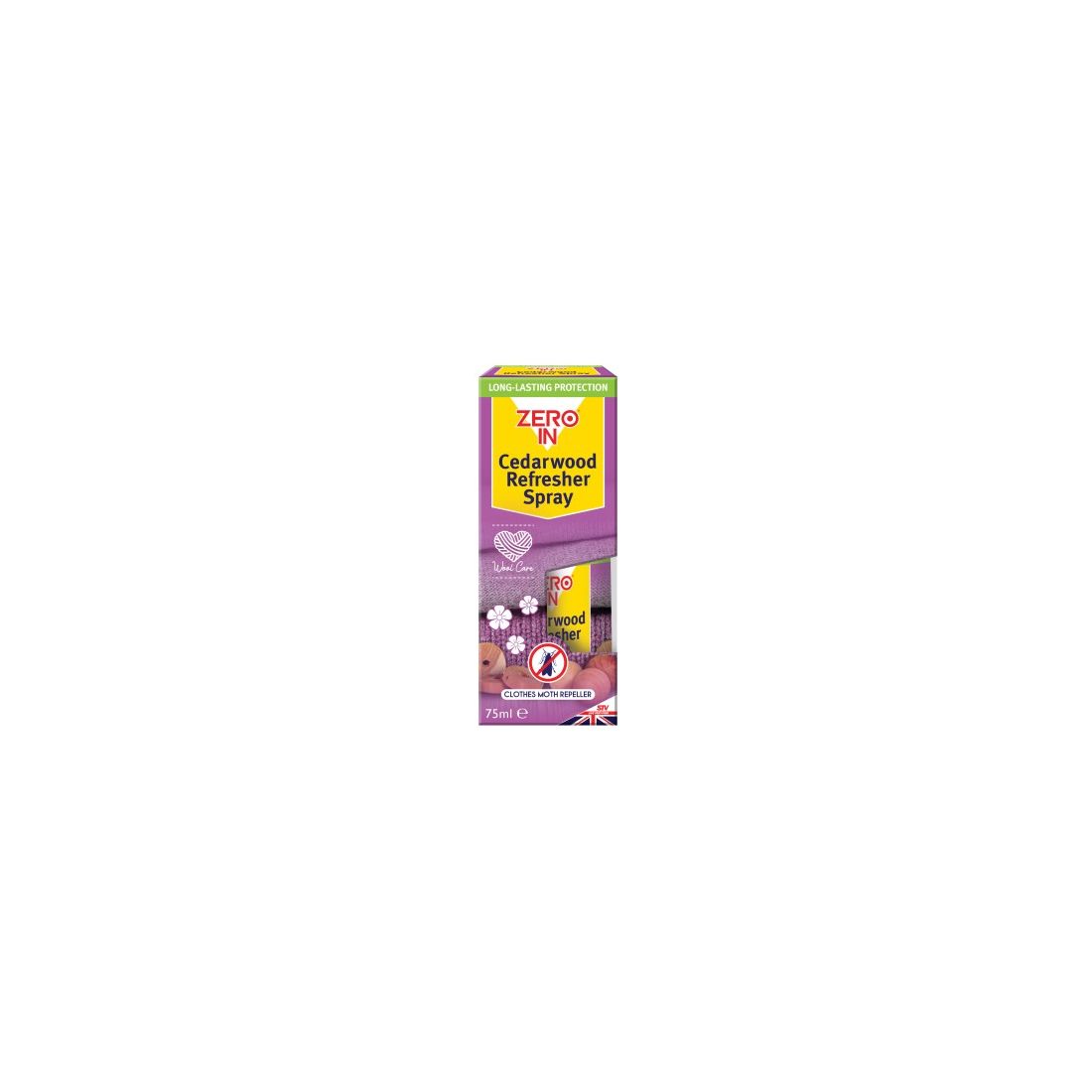 Zero In Cedarwood Refresher Spray 75ml