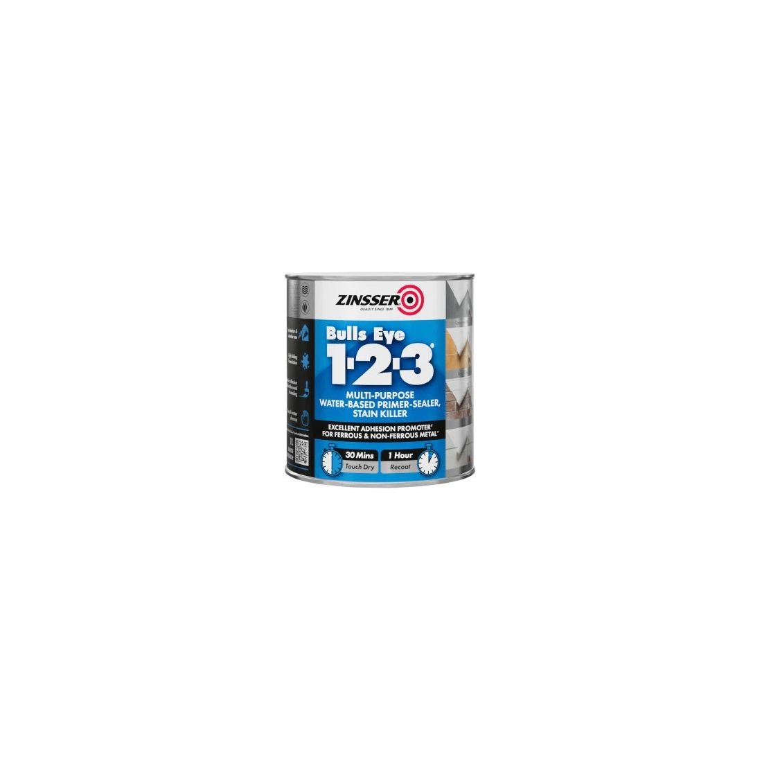 ZINSSER BULLS EYE 1-2-3 PRIMER SEALER 1L